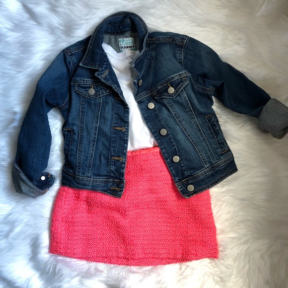 GAP Kids Hot Pink Tweed Mini Skirt Size Small - Picture 4 of 4